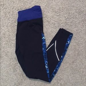 Lululemon skinny leggings - patterned panels